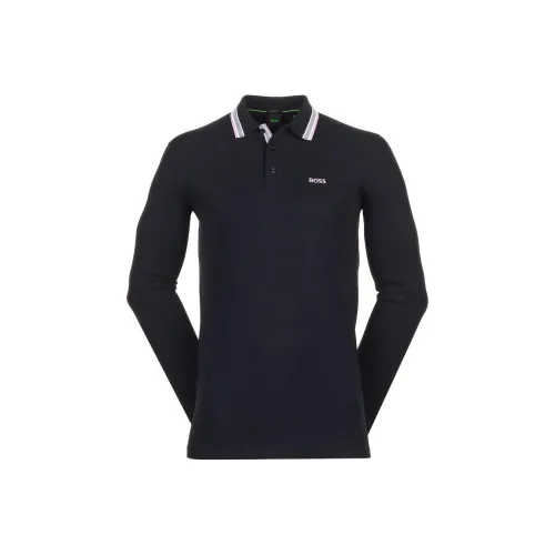Hugo Boss Поло Мужское Темно-синий