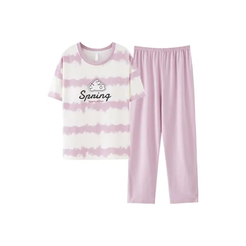 MIIOW Cool One Summer Series Пижамный комплект Женский Светло-фиолетовый