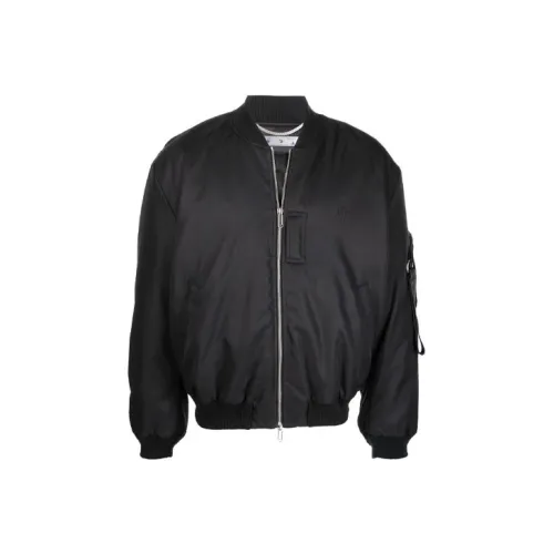 Off Белый FW21 Куртки и Пальто Мужской Черный