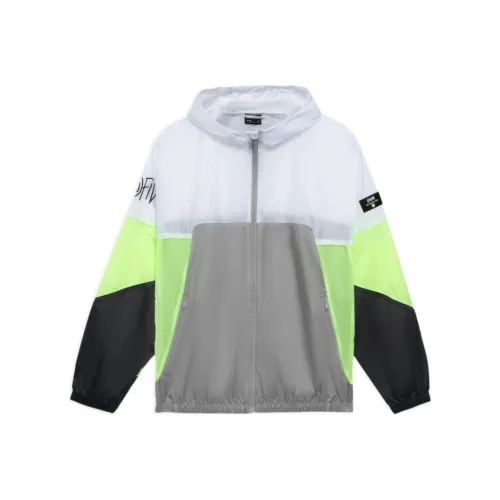 LINING Badfive Куртка Мужская Белая Серая