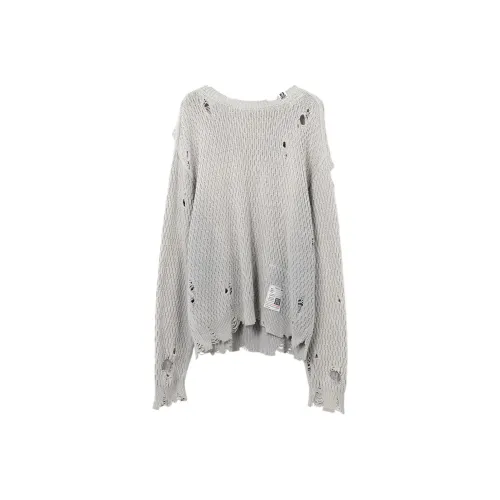 Maison Mihara Yasuhiro SS25 Свитер Мужской Серый