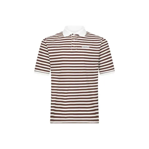 MANORS GOLF APPAREL Коричневая мужская поло рубашка