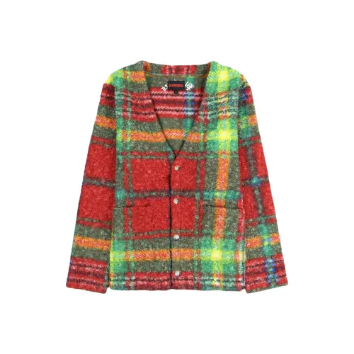 PLEASURES SS24 Летняя коллекция Трикотаж Мужской Зеленый