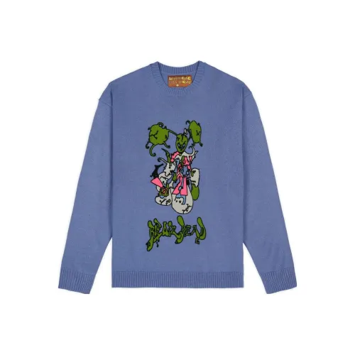 Brain Dead CYBER BUNNY SWEATER Unisex Blue