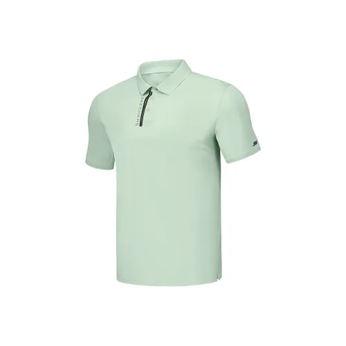 Skechers Sports Life Collection Серый Зеленый/00EC Мужская Поло