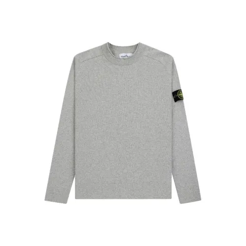 STONE ISLAND Серые Мужские Свитера