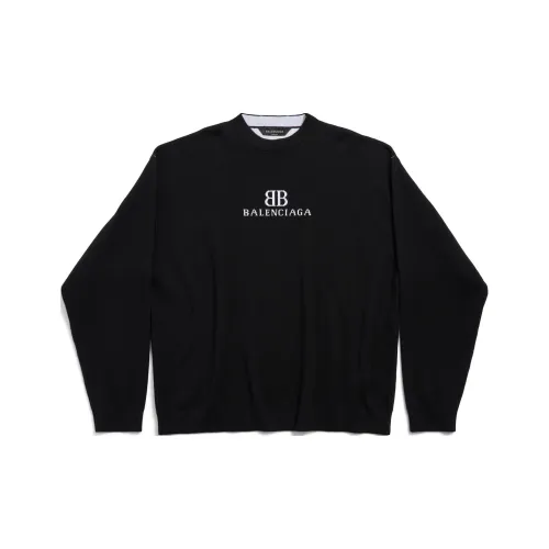 Balenciaga Мужские черные свитеры