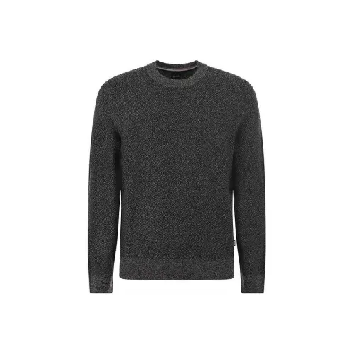 Hugo Boss Темно-серые Мужские Свитера