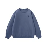 Haze Синий (B Простой Улыбающееся Лицо Логотип на груди)