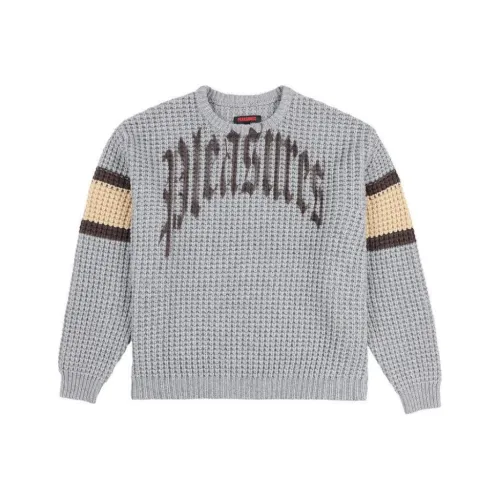 PLEASURES совместный бренд Серый Мужской Свитеры