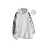 Бело-серый с флисовой подкладкой [Без логотипа]