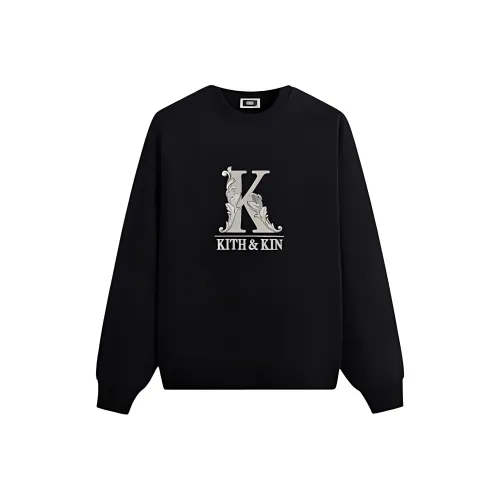 KITH Collaboration Мужские черные свитшоты
