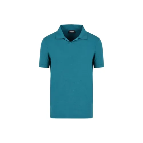 GIORGIO ARMANI Поло Мужское Озерный Зеленый