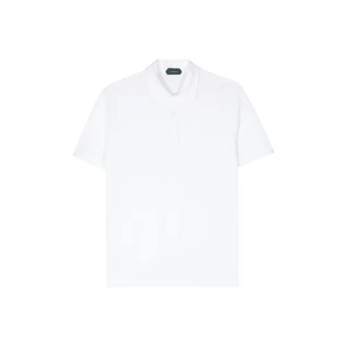 Zanone Белая Мужская Поло