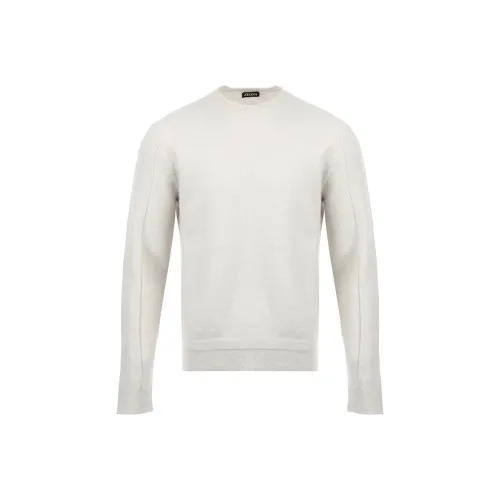 Zegna FW23 Трикотаж Мужской Белый