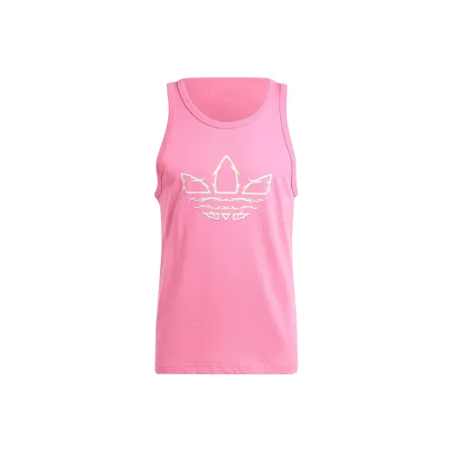 Adidas Originals PRIDE GRAPHIC TANK Топ Мужской Половина Солнца Розовый