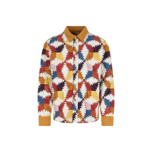 ISABEL MARANT Коричневый Желтый Мужские Куртки