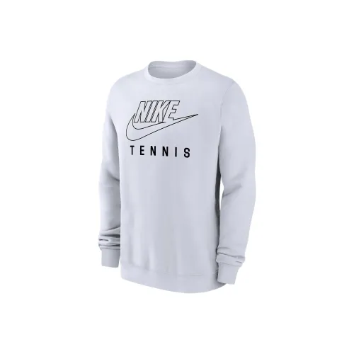 nike SwooshClub FW24 Флис Толстовка Мужской Белый