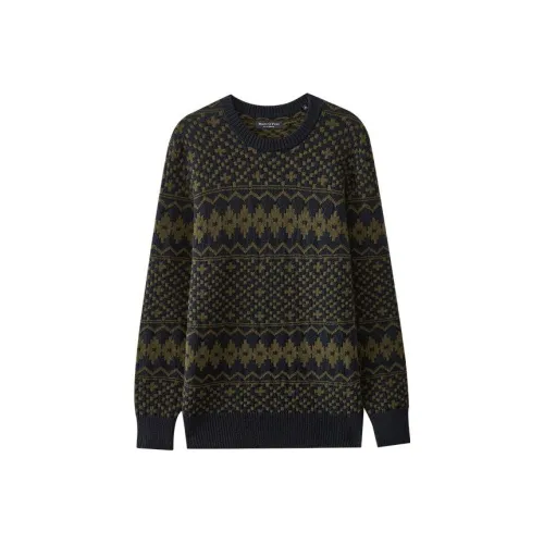 MARC OPOLO Армейский зеленый Мужские Свитера