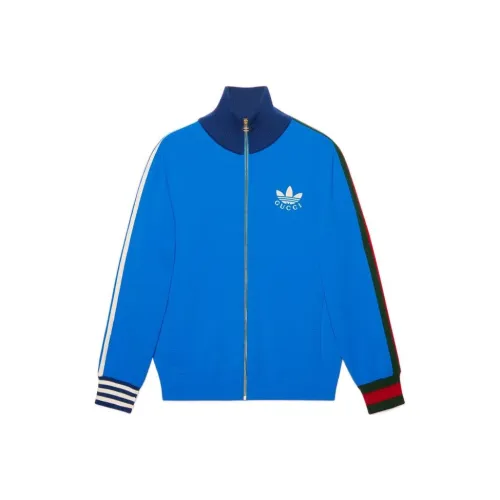 GUCCI X ADIDAS Collaboration Куртки и Пальто Унисекс Синий