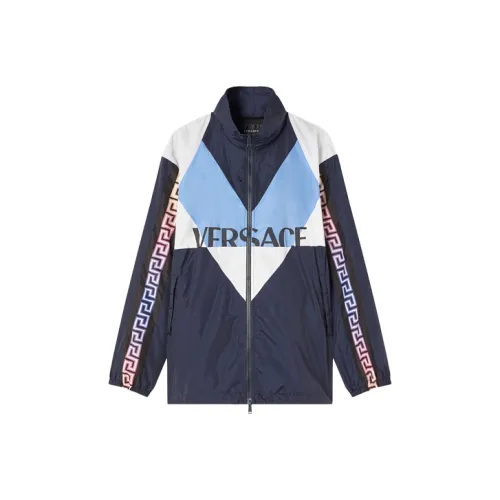 VERSACE Куртки и Пальто Мужской Морской Синий