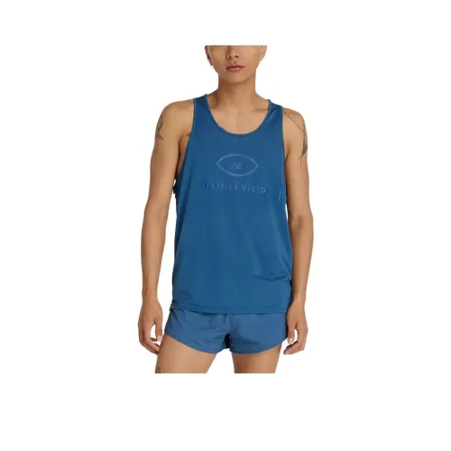 New Balance x District Vision District Vision SS24 Майка Мужская Синяя