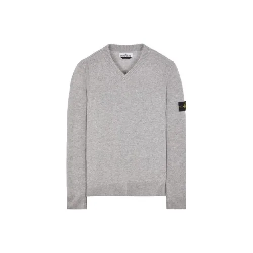 Stone Island Серые Мужские Свитера