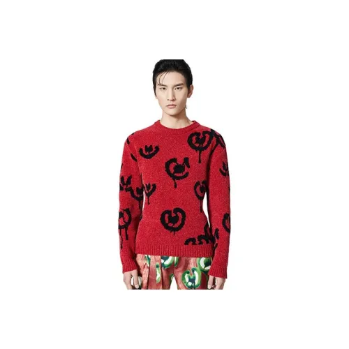 Jiumuwang Мужские брюки Expert Трикотаж Мужской Красный