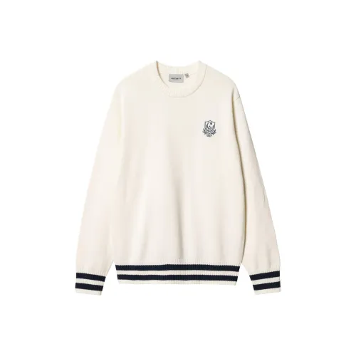 Carhartt WIP SS24 Cambridge Свитер Трикотаж Мужской Экрю