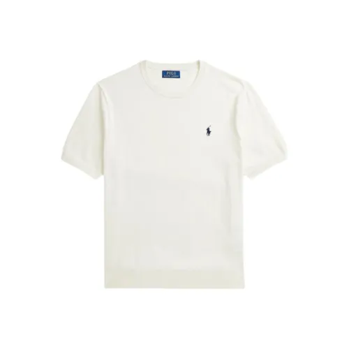 Polo Ralph Lauren Трикотаж Мужской Винтаж Кремовый