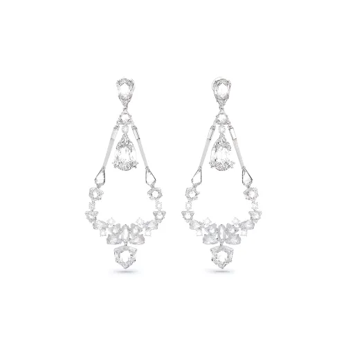 Swarovski Mesmera Кристальные Серьги Женские Серебряные