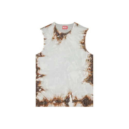 DIESEL T Bisco BURN Art Майка Мужская Бежевая