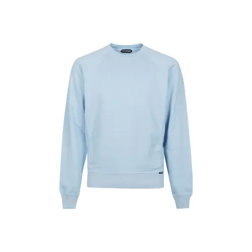 TOM FORD Толстовка Мужская Светло-Синяя