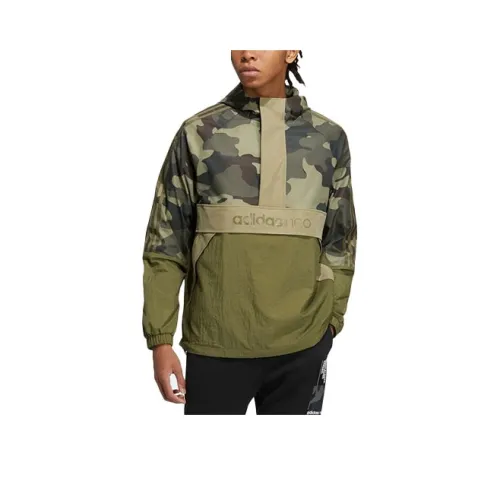 ADIDAS NEO Темно-оливково-зеленые мужские куртки