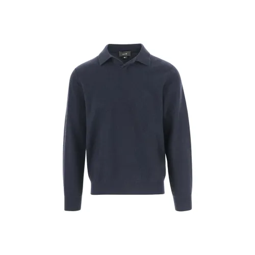 VINCE Свитер Мужской Морской Синий