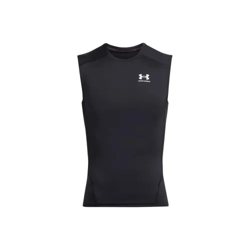 Under Armour HeatGear T-Shirt Мужской Черный Белый