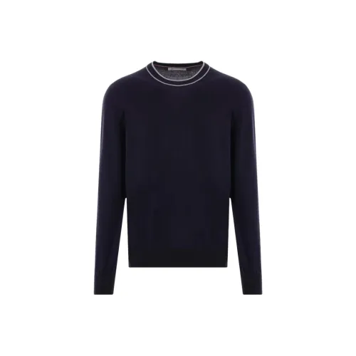 BRUNELLO CUCINELLI Черные Мужские Свитера