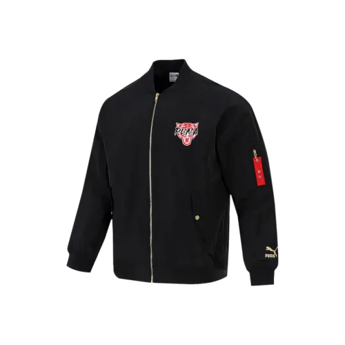 PUMA Athleisure Casual Куртка Мужская Черная