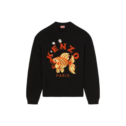 KENZO Мужские черные свитеры