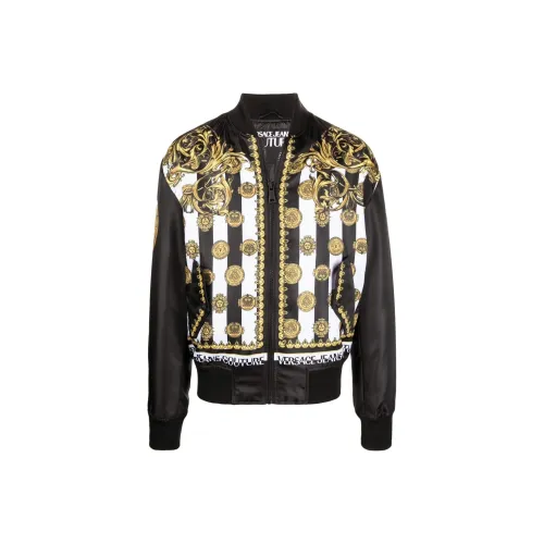 VERSACE Мужские черные куртки