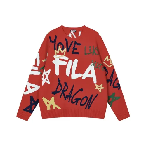 FILA Dragon Series Легендарный красный Унисекс Трикотаж