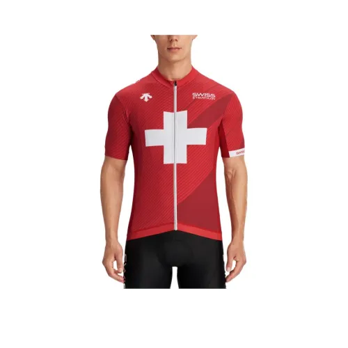 DESCENTE Triathlon Трикотаж Мужской Красный