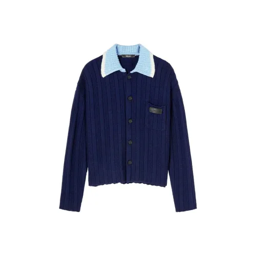 VERSACE SS24 Трикотаж Мужской Морской Синий