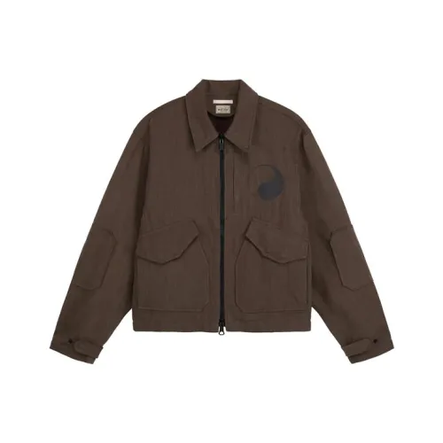 Stussy OUR LEGACY Collaboration Коричневый Мужские Куртки