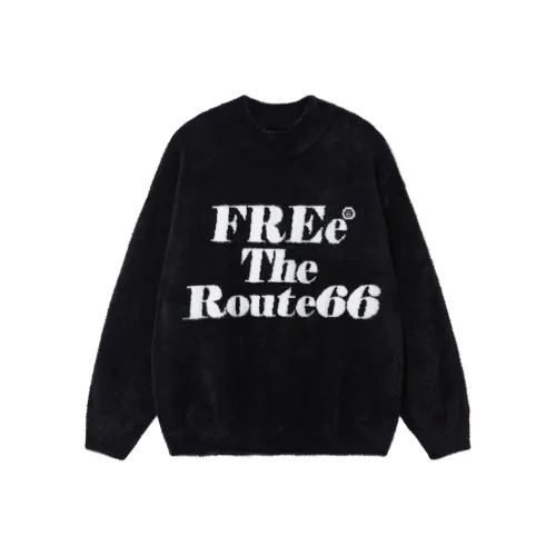 66 ROUTE 66 Свитер Унисекс Черный