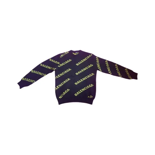 Balenciaga Свитер Регулярный крой Мужской Черный