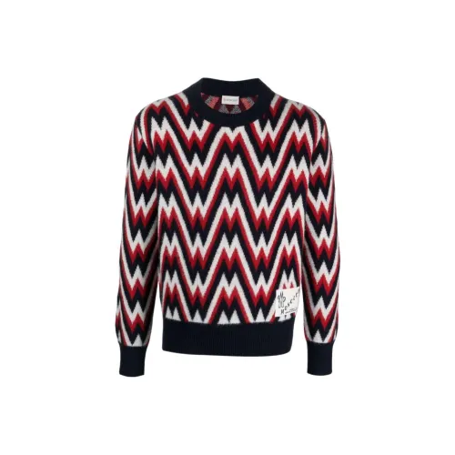MONCLER Красные Черные Мужские Свитера