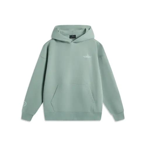 LINING Толстовка Мужская Серый Пена Зеленый