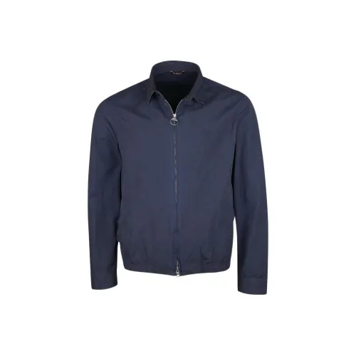 BARBOUR Темно-синие мужские куртки