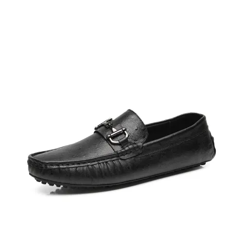 EMINU Лоферы с резиновым подошвой Мужской Черный